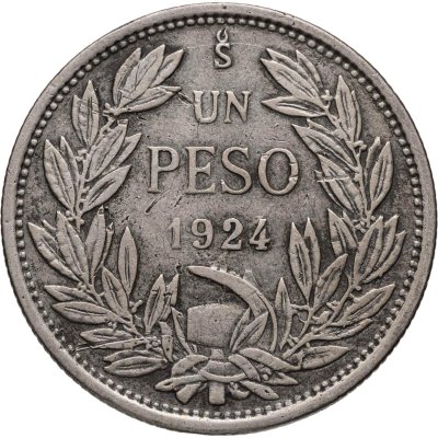 купить Чили 1 песо (peso) 1924