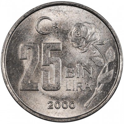 купить Турция 25000 лир 2000