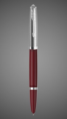 купить Перьевая ручка Parker 51 CORE BURGUNDY CT, перо: F, цвет чернил: black/blue, в подарочной упаковке., Металлы: нержавеющая сталь, палладий, пластик, 2026 г.