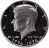 Купить США 50 центов (1/2 доллара, half dollar) 1976 "200 лет независимости США" в слабе DNC PF68