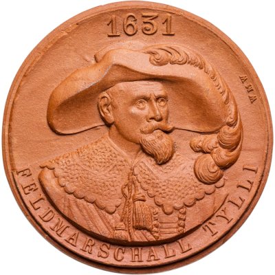 купить Германия медаль из фарфора "Фельдмаршал Тилли" 1923