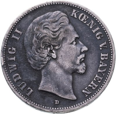 Купить Германия (Империя, Бавария) 5 марок (mark) 1876