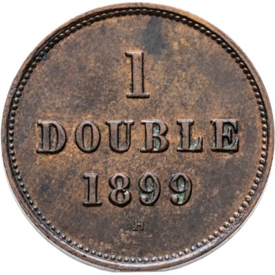 купить Гернси 1 дубль (double) 1899