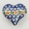 Купить Шкатулка миниатюрная в форме сердца, фарфор, роспись, Азия, 1970-1990 гг.