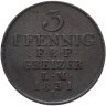Купить Рейсс-Грейц 3 пфеннига 1831