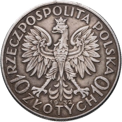 купить Польша 10 злотых (zlotych) 1932