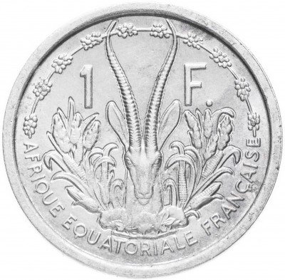 купить Французская Экваториальная Африка 1 франк 1948