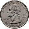 Купить США 25 центов (квотер, 1/4 доллара, quarter dollar) 2004 P Техас (Texas) знак монетного двора "P" - Филадельфия