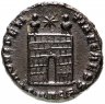 Купить Римская Империя, Констанций II, 324–361 гг, фракция фоллиса (реверс: крепостная башня, без дверей, с двумя зубцами, вверху одна звезда)