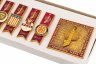 Купить Набор значков СССР "Чемпионат Мира и Европы по хоккею с шайбой", 10 шт