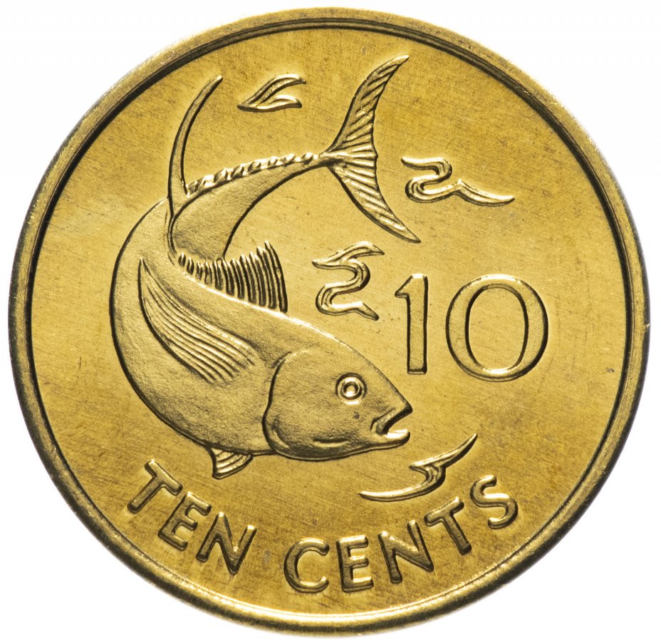купить Сейшелы 10 центов (cents) 1997