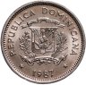 Купить Доминикана 5 сентаво (centavos) 1987