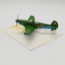 Купить Модель самолета "Як-3" в масштабе 1:72 в коробке, металл, пластик, картон, СССР, 1980-1990 гг.