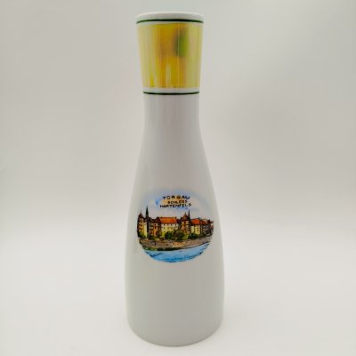 купить Ваза сувенирная "Замок Хартенфельс, Торгау", фарфор, люстр, деколь, Германия, 1960-1980 гг.