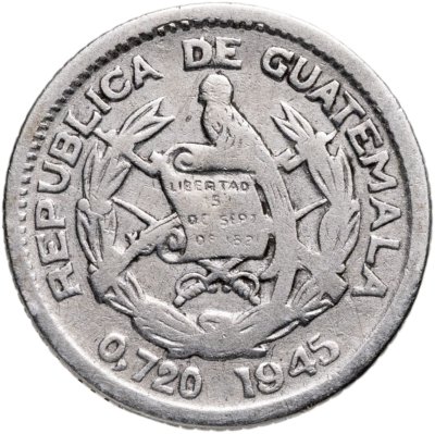 купить Гватемала 5 сентаво (centavos) 1945