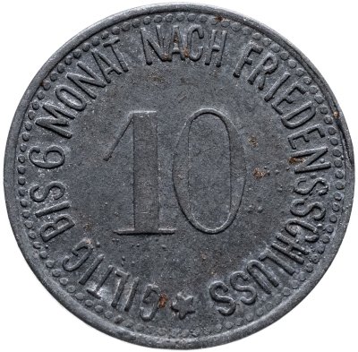 купить Германия "Хаммельбург" 10 пфеннигов 1917 нотгельд