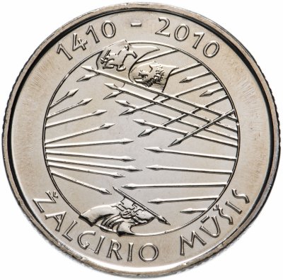 купить Литва 1 лит 2010 год 600 лет со дня Грюнвальдской битвы