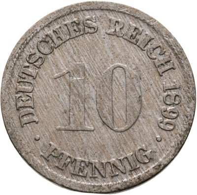 купить Германия 10 пфеннигов 1899 "D" - Мюнхен