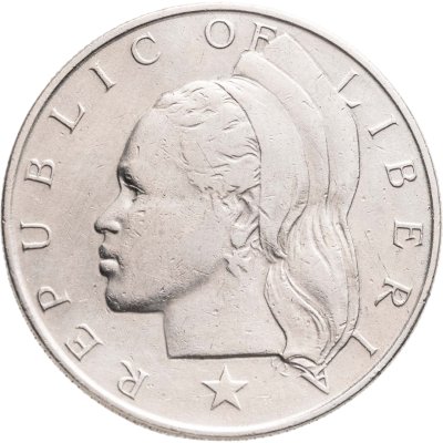 купить Либерия 50 центов (cents) 1968