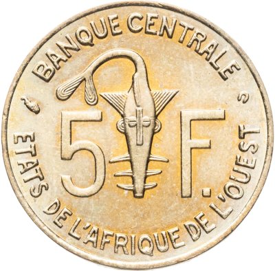 купить Западная Африка (BCEAO) 5 франков (francs) 2002