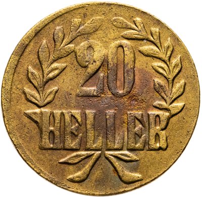 купить Германская Восточная Африка 20 геллеров (heller) 1916