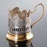 Купить Подстаканник "Герб России", мельхиор (медь-никель), Кольчугинский завод цветных металлов, Российская Федерация, 1990-2010 гг.