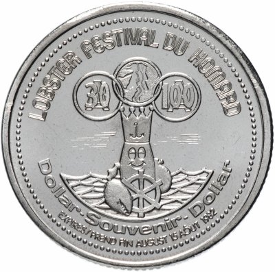 купить Канадский торговый доллар 1982 "Фестиваль Олеаров, Шедьяк"