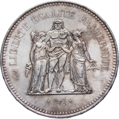 купить Франция 50 франков (francs) 1976 Свобода, равенство, братство