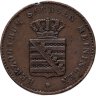 Купить Германия, Саксен-Мейнинген 2 пфеннига 1863
