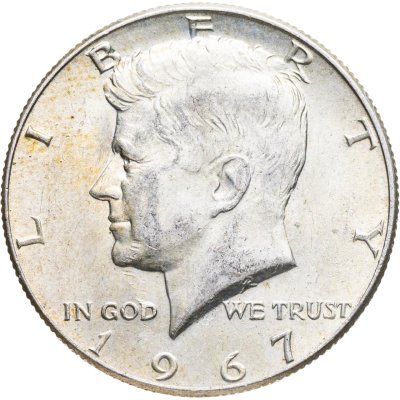 купить США 50 центов (1/2 доллара, half dollar) 1967 Kennedy Half Dollar (Кеннеди)