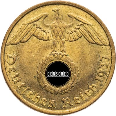 купить Германия (Третий рейх) 10 рейхспфеннигов (reichspfennig) 1937