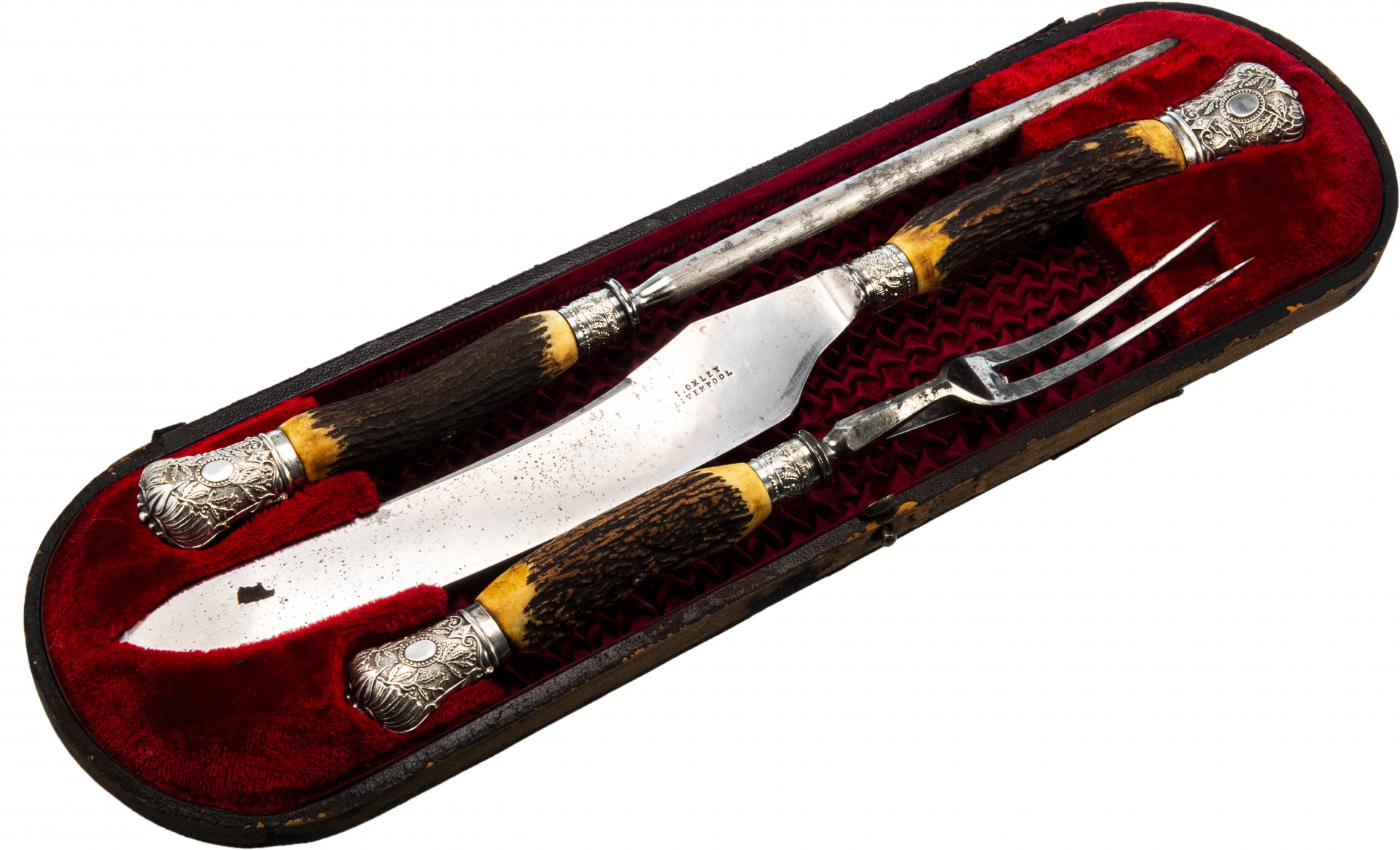 Компания рог. Подарок для самурая. Нож для разделки дичи. Набор ножей для разделки дичи.