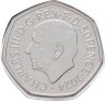Купить Великобритания 50 пенсов (pence) 2024 Целодонт