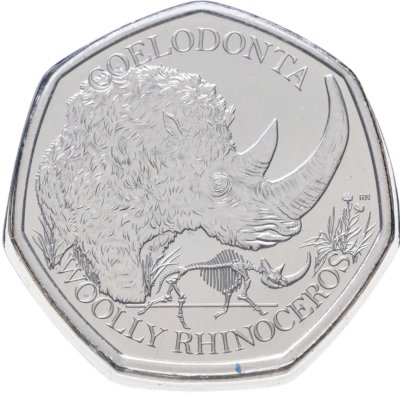 купить Великобритания 50 пенсов (pence) 2024 Целодонт