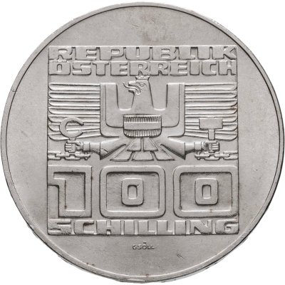 купить Австрия 100 шиллингов 1976 "1000 лет Каринтии" в капсуле