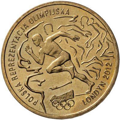 купить Польша 2 злотых (zlote) 2012 "XXX летние Олимпийские Игры, Лондон 2012"