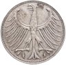 Купить Германия 5 марок 1951 "J"