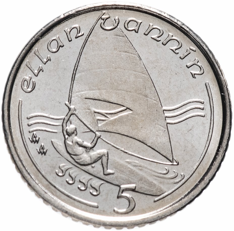 купить Остров Мэн 5 пенсов (pence) 1993