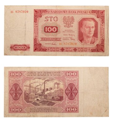 купить Польша 100 злотых 1948