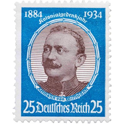купить Германия, Третий Рейх 25 рейхспфеннигов 1934 - Серия "Колониальные исследователи". 50-я годовщина основания "Общества за немецкую колонизацию"