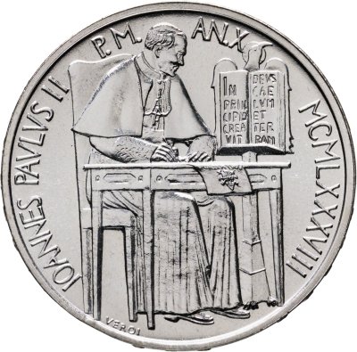 купить Ватикан 1000 лир (lire) 1988
