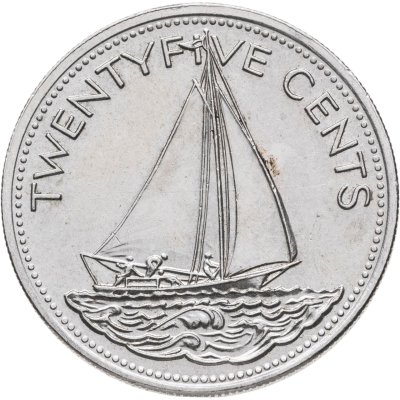 купить Багамы 25 центов (cents) 2005