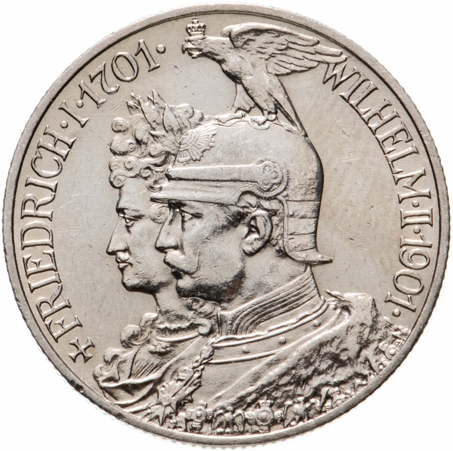 купить Германская Империя 2 марки (mark) 1901  200 лет Пруссии