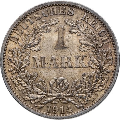 купить Германия (Германская империя) 1 марка 1914 "А"