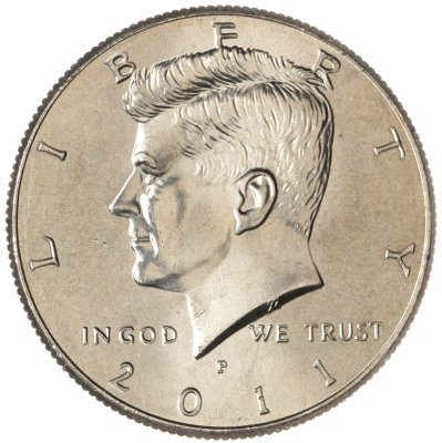 купить США 50 центов (1/2 доллара, half dollar) 2011 P Kennedy Half Dollar знак монетного двора: "P" - Филадельфия