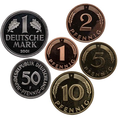 купить Германия (ФРГ) 2001 Годовой набор 6 штук
