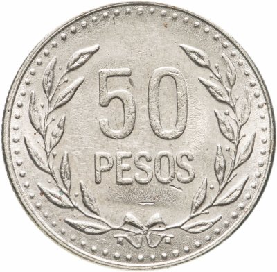 купить Колумбия 50 песо (pesos) 1991
