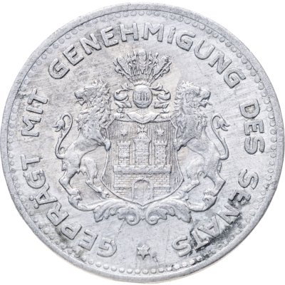 купить Германия (Гамбург) нотгельд 10 пфеннигов (1/10 марки) 1923