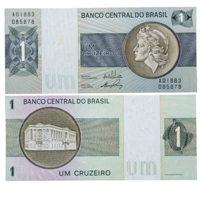 купить Бразилия 1 крузейро 1970-1972 год Pick 191a