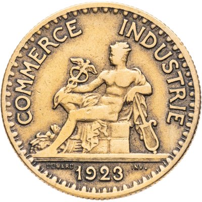 купить Франция 2 франка (francs) 1923